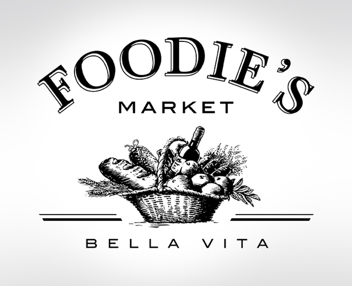 Logo Foodies Market