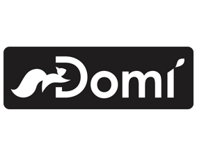 Logo noir et blanc Domi