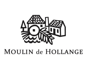 Logo créé pour les Moulins de Hollange